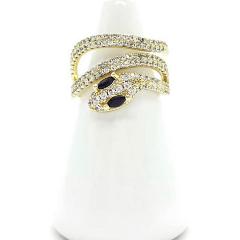 Brand New Gold Snake Wrap Ring